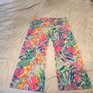 Lily Pulitzer Palazza pants, gently worn, size Large